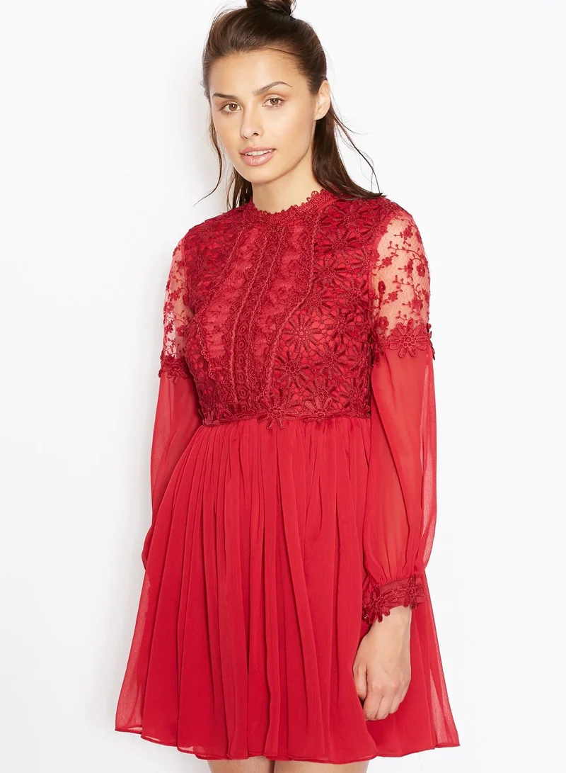 Ginger Lace Top Dress