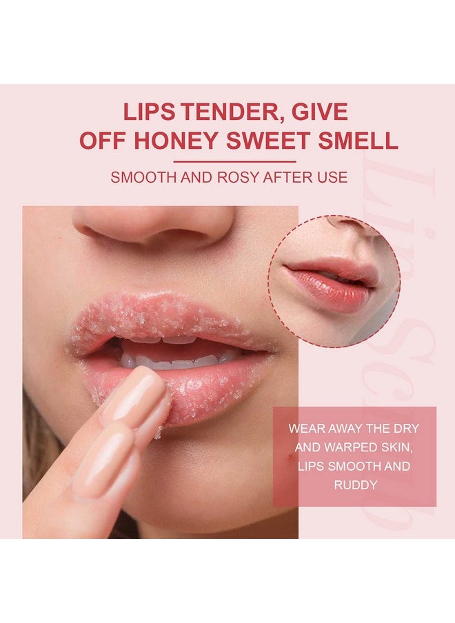 Elaimei Lip Scrub, Exfoliator & Moisturizer, Lip Repair for Lush Soft Lips, Chapped Dry and Flaky Lips Treatment (Strawberry)  - Image 3