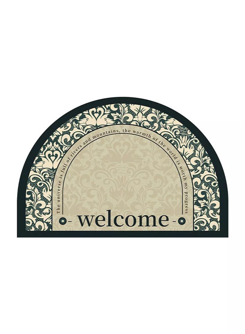 LOOPITYS 60*90cm Half Circle Rug Front Personalised Doormats Entrance Door Welcome Indoor Mats Round Outdoor Outside Inside Rug for Back Door,carpet - Image 5