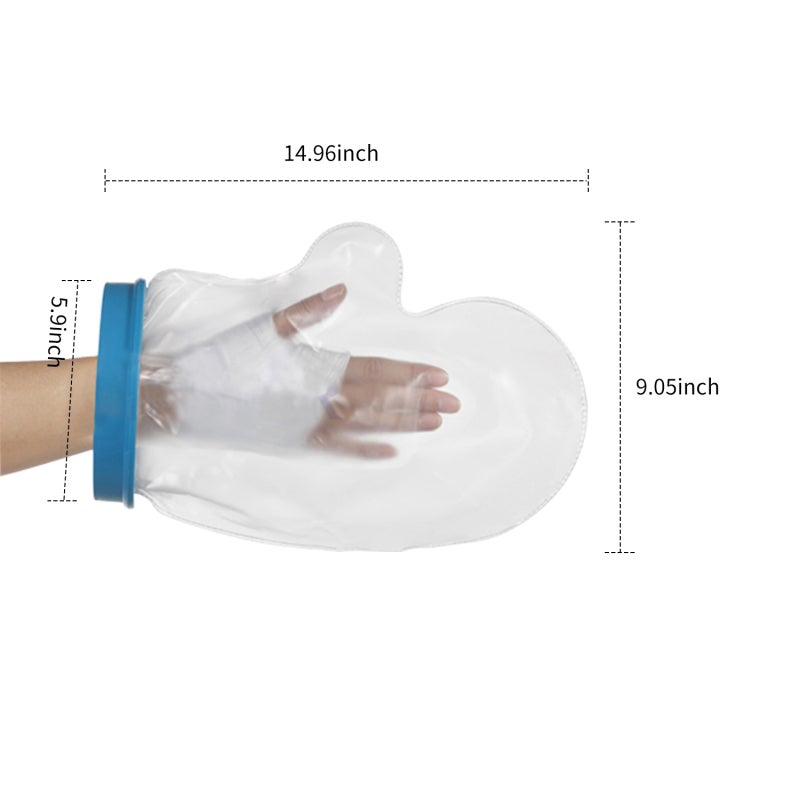 Waterproof Cast Cover Reusable Thick Surgical Rubber - Flexible Non-Slip Protection for Adult Hand Arm Leg Foot Knee - Bathing Swimming Beach Injury Care - Image 4