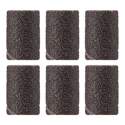 Dremel 438 120-Grit Sanding Bands, 1/4-Inch, 6 Pack - Image 1