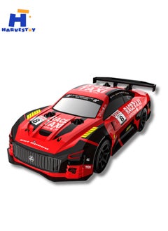 Harvestoy 1:20 Scale Drift Car Car 2.4GHz Race Car Gift for Boys Girls Kids with Colorful LED Light  - Image 1