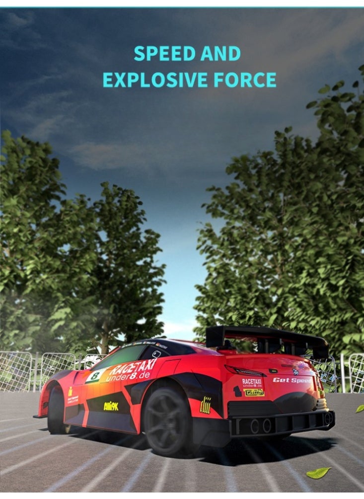 Harvestoy 1:20 Scale Drift Car Car 2.4GHz Race Car Gift for Boys Girls Kids with Colorful LED Light  - Image 4