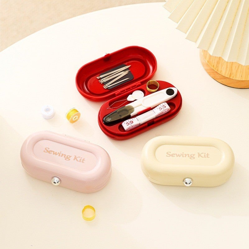 Magnetic Portable Sewing Kit with Needles and Threads - Image 3