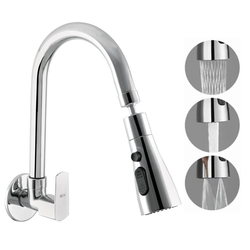 10X Rotatable Brass Kitchen Sink Tap ER-889223 Rotatable Neck Multiple Mode Function (3 Flow Mode) - Image 4