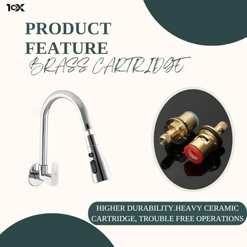 10X Rotatable Brass Kitchen Sink Tap ER-889223 Rotatable Neck Multiple Mode Function (3 Flow Mode) - Image 5