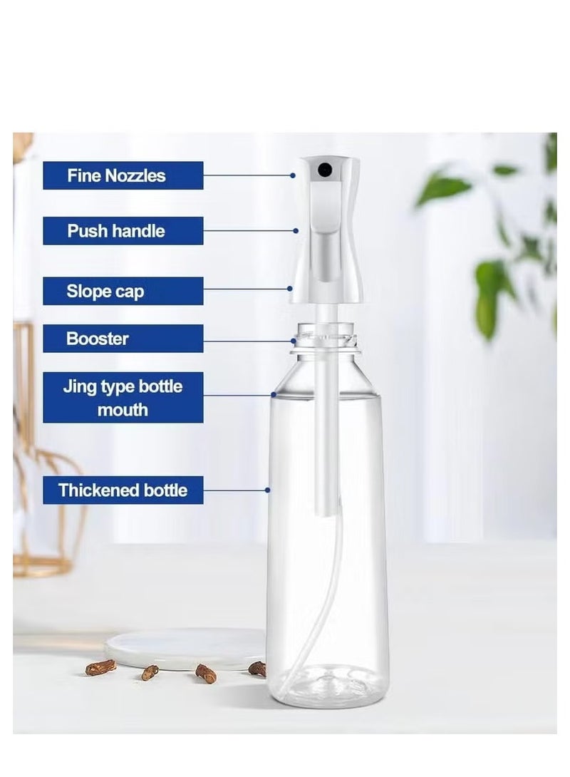 Water Spray Bottlefor Hair10oz,LargeUltra FineContinuous forHairstyling, Skin Care, Cleaning, Plants and Misting, White - Image 5