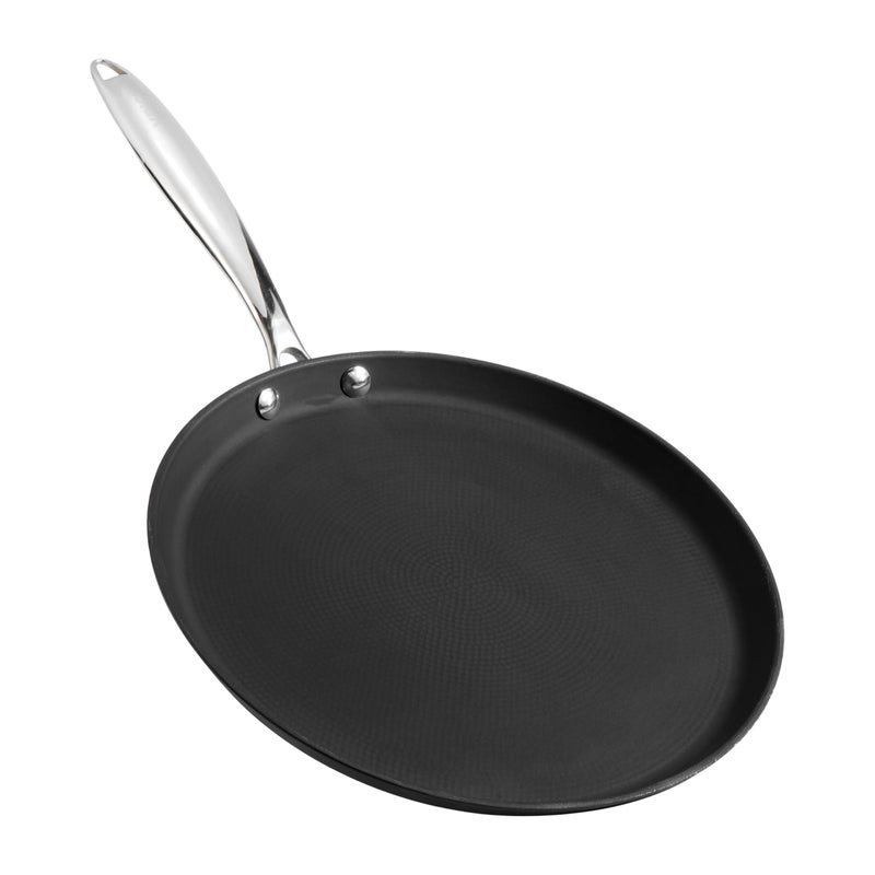 Vinod Ferona Lightweight Cast Iron Dosa Tawa - 27 cm | No Seasoning Required | Naturally Stick-Free | Steel Riveted Handle | Metal Spoon Safe | Gas, Induction Base | PTFE & PFOA Free | 2-Year Warranty - Image 1