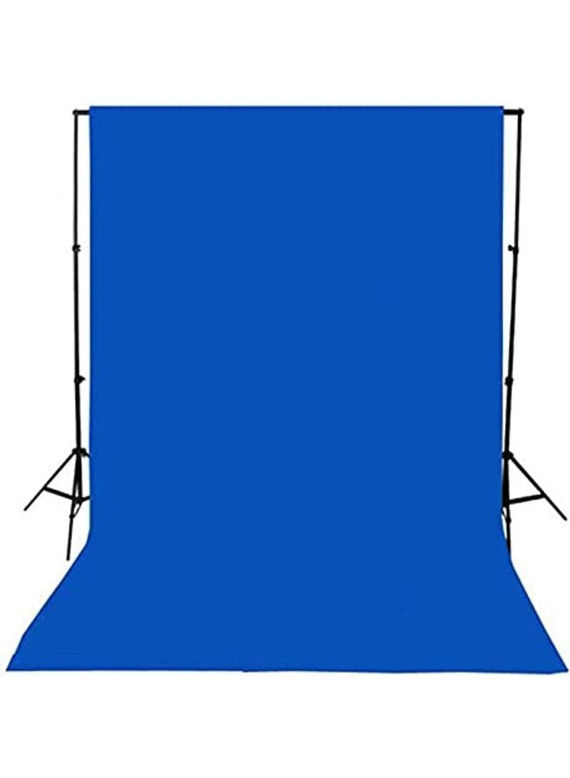 خلفية شاشة بيضاء احترافية مقاس 5 × 3 أمتار لخلفية التصوير الفوتوغرافي، شاشة بيضاء كبيرة لالتقاط الصور وبث مؤتمرات الفيديو المباشرة للألعاب (خلفية بيضاء مقاس 9 × 16 قدمًا) - أزرق - Image 1