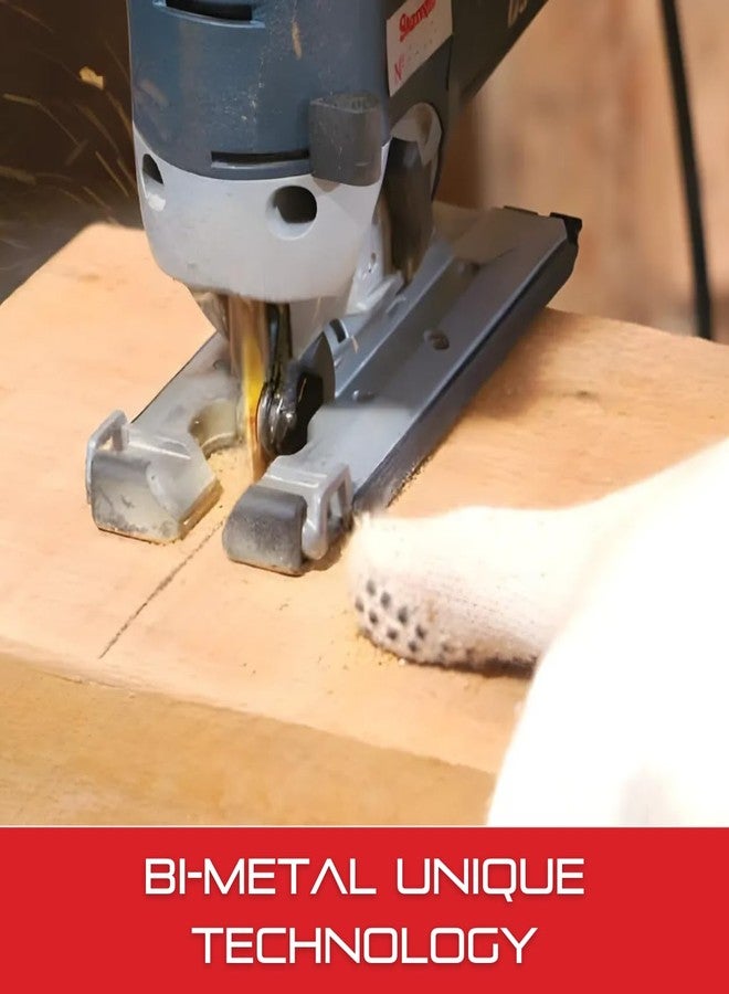 ستارريت شفرة منشار بانوراما لقطع المعادن من ستاريت ثنائية المعدن، ساق موحدة فريدة - طول 2 بوصة، عرض 3/16 بوصة، سمك 0.040 بوصة، 24 سنًا في البوصة، نوع المجموعة المتموجة - عبوة من 20 قطعة - BU224S-20 - Image 4