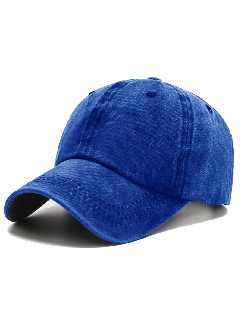THIRTYTWO Baseball Cap Golf Dad Hat Adjustable 100% Cotton Fits Men Washed Denim Adjustable Dad Hat Plain Cap Men Women 