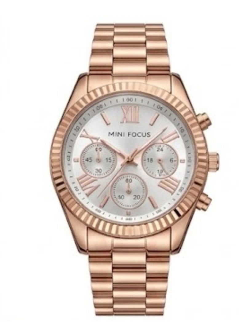 MINI FOCUS Women’s Luxury Watch – MF0498L.01 Rose Gold Elegance - Image 1
