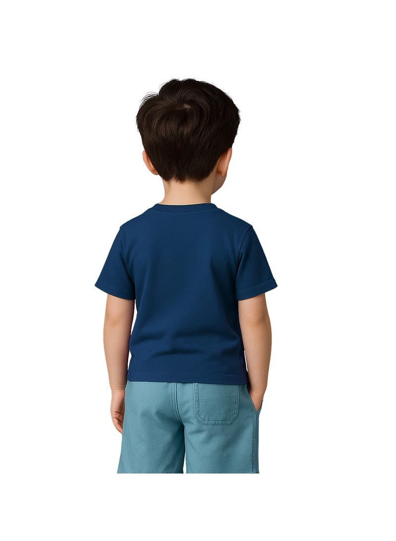 Printshop4me Kids Round Neck boys T Shirt 170 GSM Pure Cotton Basic Colors - Image 5