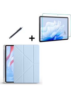 Coolacs Honor Pad X9 Compatible Tri Fold Tablet Case with Pen Holder Screen Protector Pen Set  - Image 1