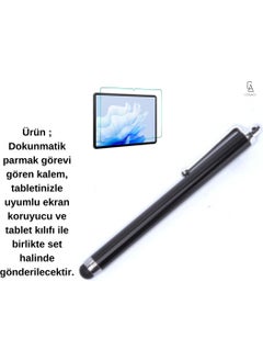 Coolacs Honor Pad X9 Compatible Tri Fold Tablet Case with Pen Holder Screen Protector Pen Set  - Image 5