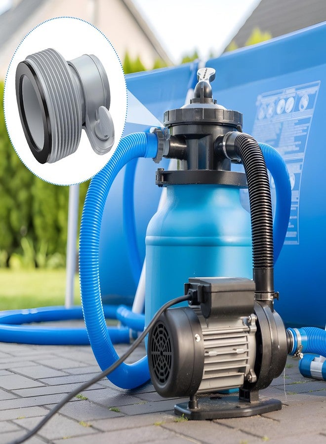 Fairooth 4 Pack Pool Hose Adapter Type B Hose Adapters Pool Hose Connector B Kit Hose Conversion Connector for Intex Filter Pumps 1.5 Inch Hoses Saltwater System Above Ground Swimming Pool Accessories - Image 5