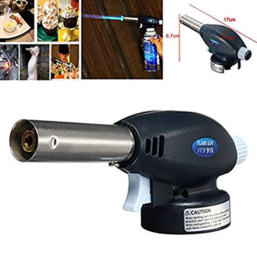 ELEPHANTBOAT Flamethrower Butane Burner Auto Ignition Camping Weldin Blow Torch for Creme Brulee, Kitchen, Cooking, BBQ - Image 2