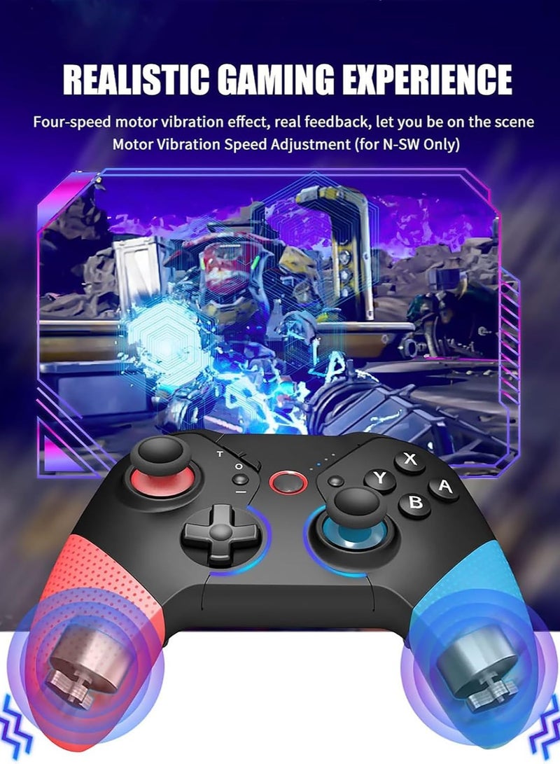 Wireless Game Controller for Switch/Lite/OLED - Pro Joystick with Gyro Axis, Turbo Dual Shock, and Wake-Up Function for Enhanced Gaming Experience. - Image 5