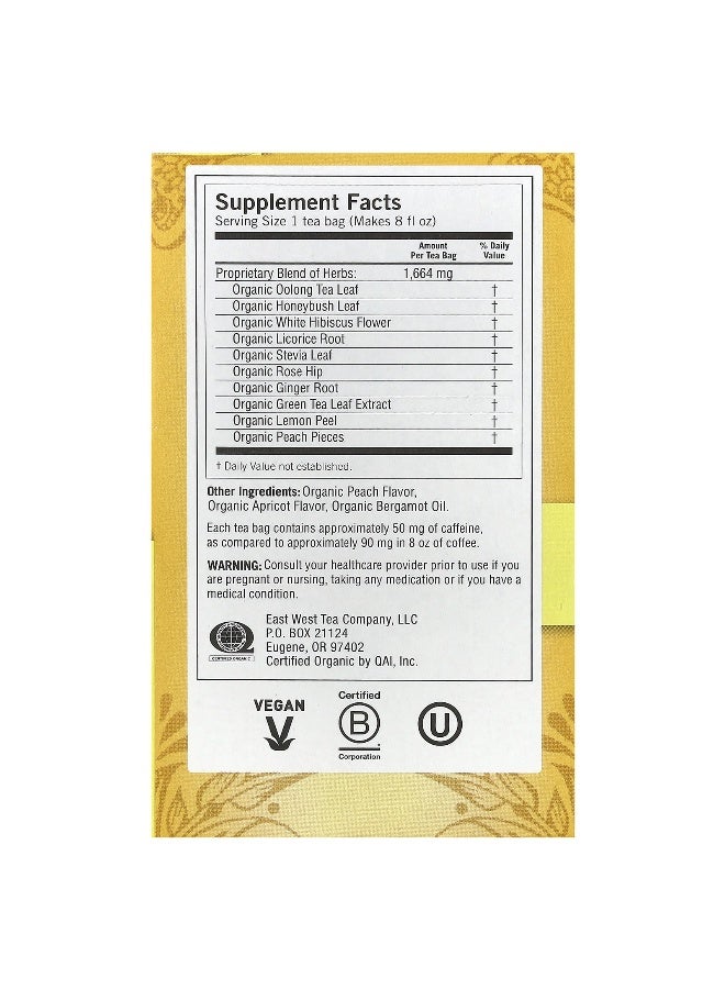 Yogi Tea شاي يوجي، طاقة إيجابية™، خوخ مشرق، 16 كيس شاي، 1.02 أونصة (29 جرام) - Image 2