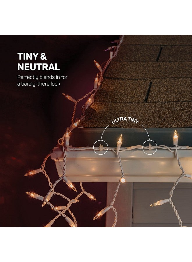 SEWANTA Christmas Light Clips - Set of 400 Mini Clips for Gutters and Shingles - Hanging Outdoor Lights - USA Made - No Tools Required - Image 4