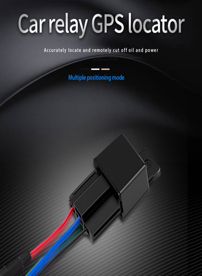 Global Version Relay GPS Tracker Rear Time GSM Locator Anti-theft Cut off Fuel Power System Function - Image 2