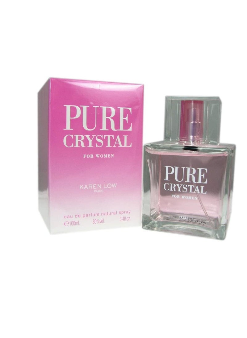 johan.b Karen Low Pure Crystal Eau De Parfum Spray For Women, 100 Ml  - Image 3
