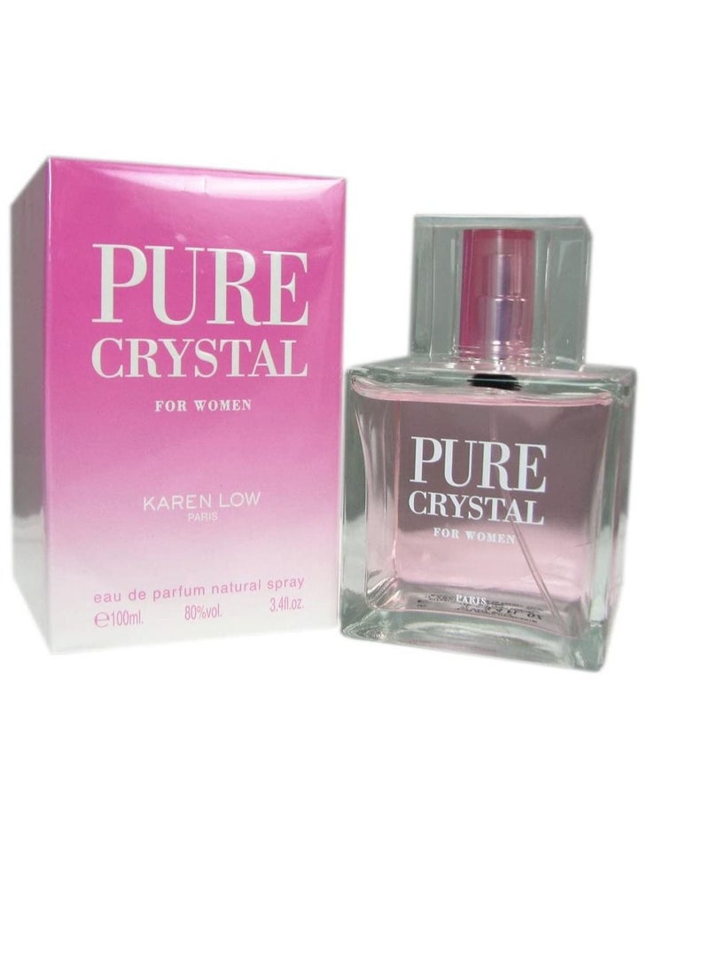 johan.b Karen Low Pure Crystal Eau De Parfum Spray For Women, 100 Ml  - Image 1