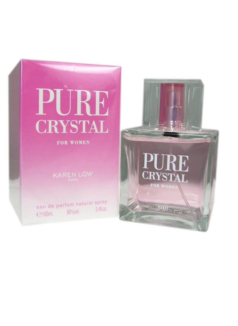 johan.b Karen Low Pure Crystal Eau De Parfum Spray For Women, 100 Ml  - Image 2