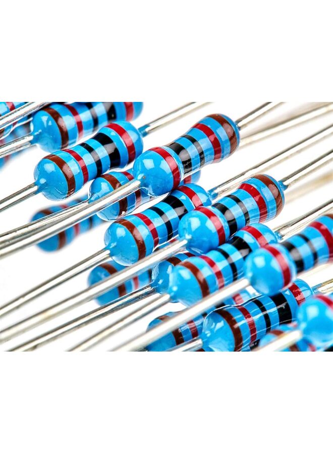 LAMAY 130 Values Resistor Kit 1/4W, 1 Ohm-3M Ohm Compliant Resistor Assortment Kit Metal Film Fixed 1% Electrical Resistors Set Assortment Resistance Optional - Image 4