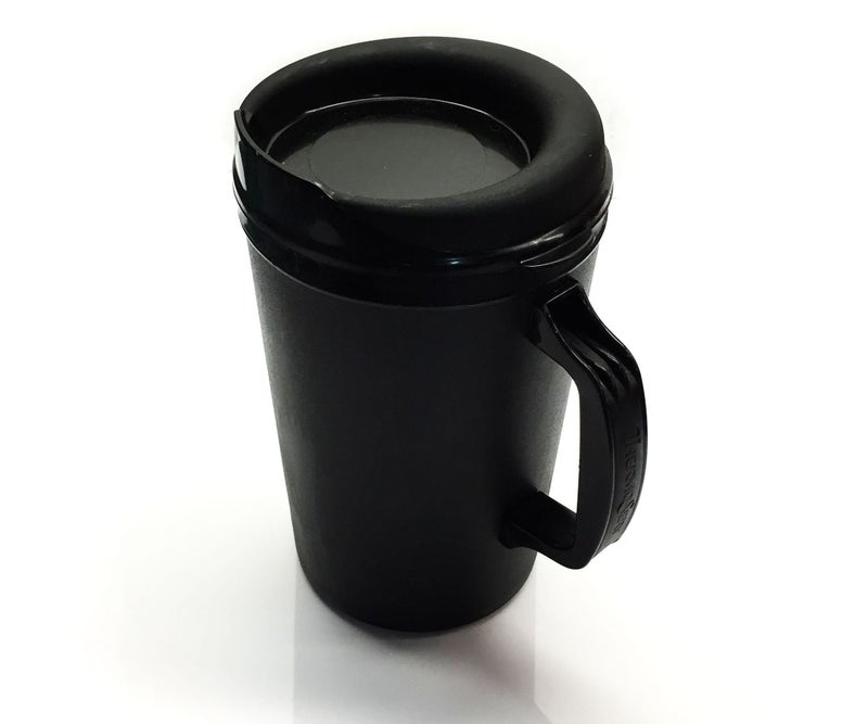 GAMA Electronics 34 Oz ThermoServ Foam Insulated Coffee Mugs - Black - Image 1