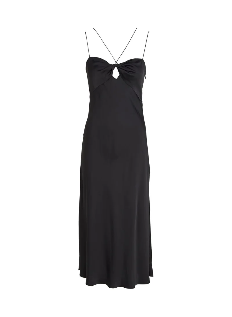 CALVIN KLEIN Strappy Cut Out Detail Dress