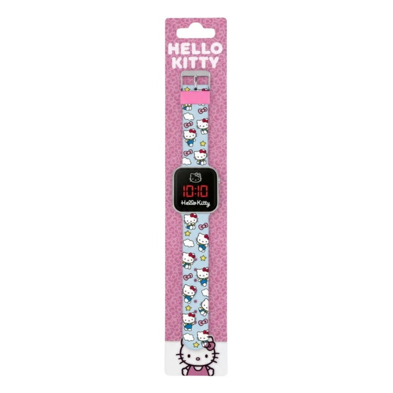 Hello Kitty Sanrio Hello Kitty and Friends Hello Kitty LED Digital Watch (Blue) - Image 1