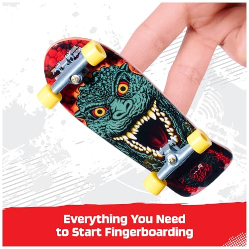 TECH DECK, Godzilla Sk8shop Fingerboard Bonus Pack, Collectible and Customizable Mini Skateboards, Kids Toys for Ages 6 and up - Image 4
