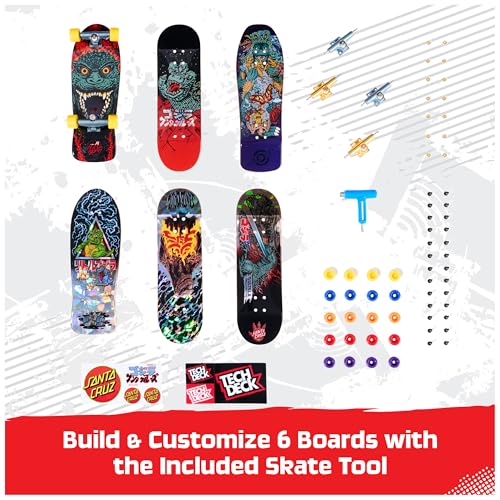 TECH DECK, Godzilla Sk8shop Fingerboard Bonus Pack, Collectible and Customizable Mini Skateboards, Kids Toys for Ages 6 and up - Image 3
