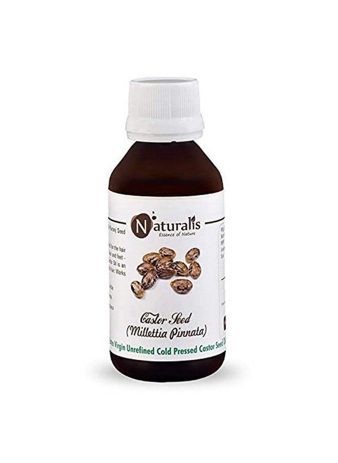Naturalis - Essence Of Nature Extra Virgin Cold Pressed Unrefined Castor Oil For Hair Growth Skin Care Moisturizing Dry Skin Nails 100Ml - Image 1