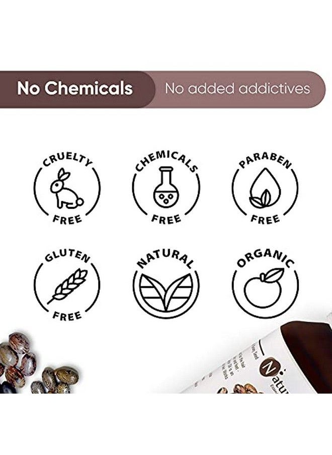 Naturalis - Essence Of Nature Extra Virgin Cold Pressed Unrefined Castor Oil For Hair Growth Skin Care Moisturizing Dry Skin Nails 100Ml - Image 1
