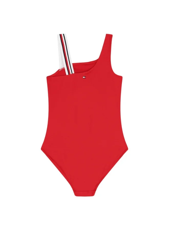 تومي هيلفيغر Kids One Shoulder Swimsuit