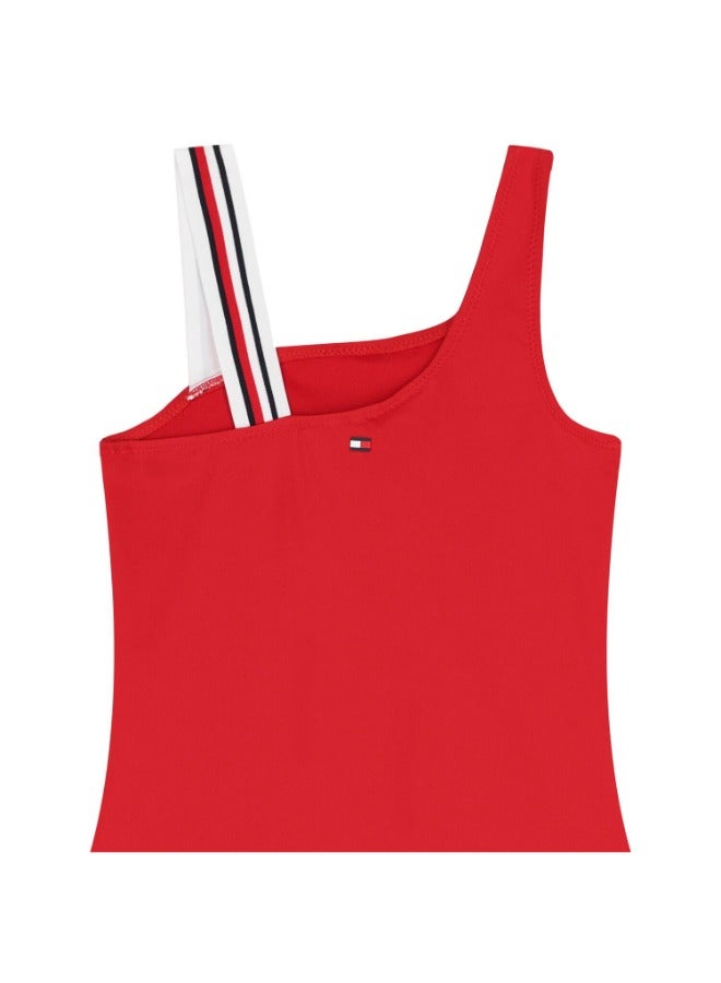 تومي هيلفيغر مايوه كتف واحد للأطفال - Image 3