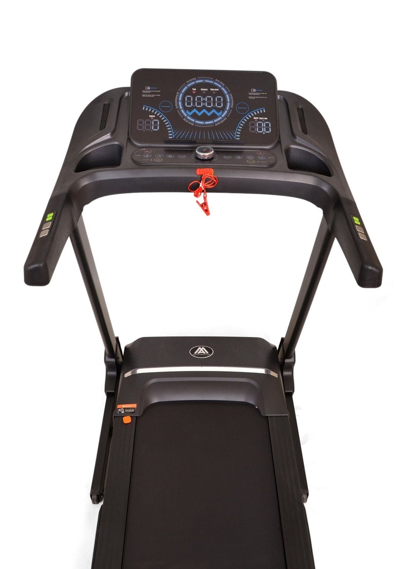 Electric Treadmill M8111 DC – Up to 14 km/h, Incline, Digital Console (Foldable) - Image 2