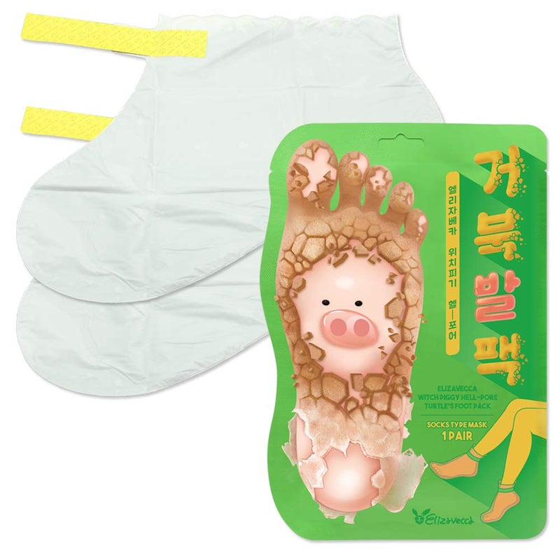 Elizavecca/Foot Peel /1 Foot Pack 2 Pairs Foot Mask - Boots for Exfoliating/foot pack review/foot pack before and after - Image 2