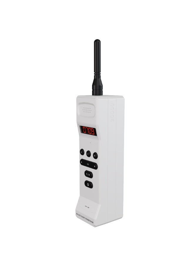 LEVELO Revolt 20000mAh Walki Talki Power Bank with Type-C Input/Output / 1.5km Communication Range / LED Display / Voice Recorder / Safety Protection - White - Image 1