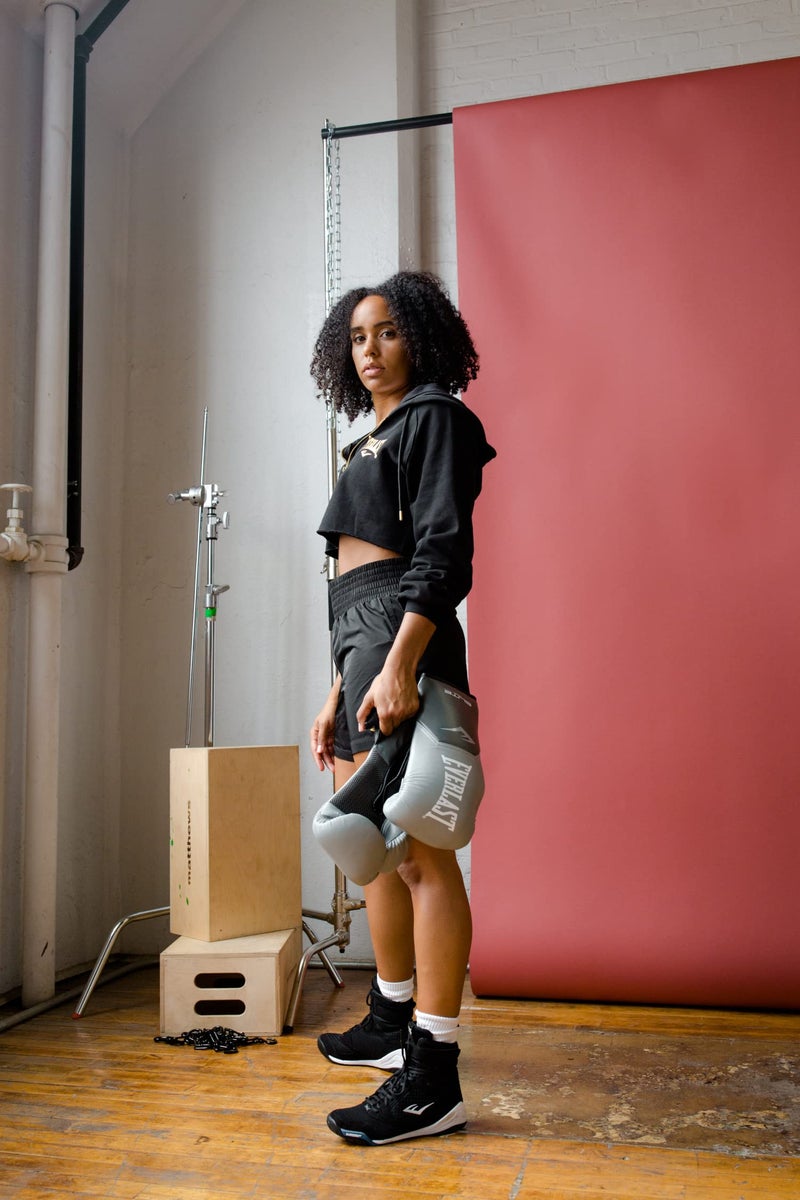 EVERLAST باد تدريب احترافي من إيفرلاست 7517 لفنون القتال المختلطة ومواي تاي، أسود - Image 2