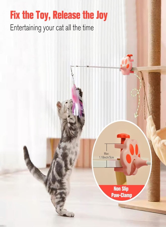 BEBOBLY 3-in-1 Retractable Cat Wand Toy for Indoor Cats - Image 3
