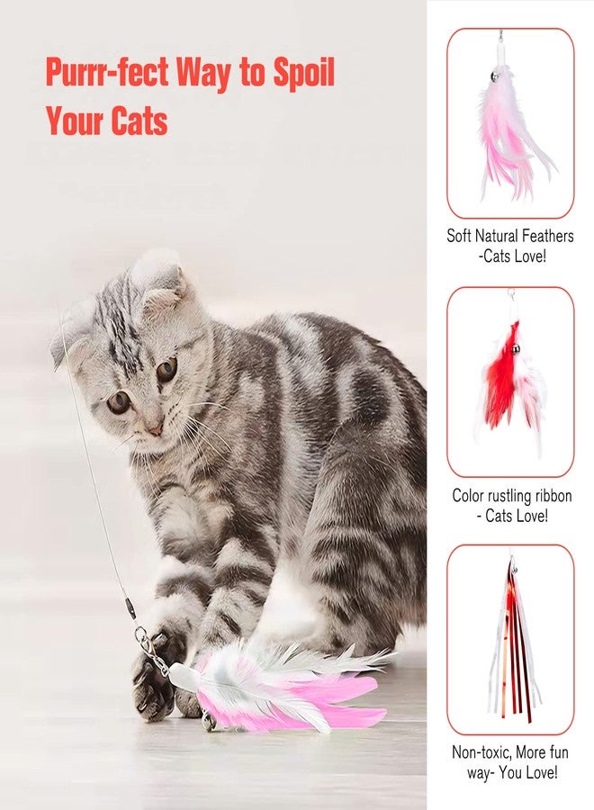 BEBOBLY 3-in-1 Retractable Cat Wand Toy for Indoor Cats - Image 5