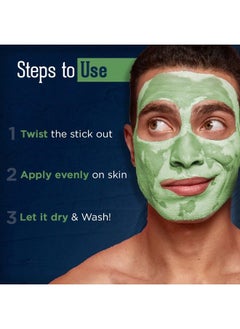 Green Tea Cleansing Mask Stick For Face ; For Blackheads Whiteheads & Oil Control ; Made In India ; Purifying Solid Clay Detox Mud Mask ; With Hyaluronic Acid & Green Tea - pzsku/Z74B55C22E3DF34188CD8Z/45/_/1689146845/3810db47-391c-4702-8e72-211f0c0d6d6b