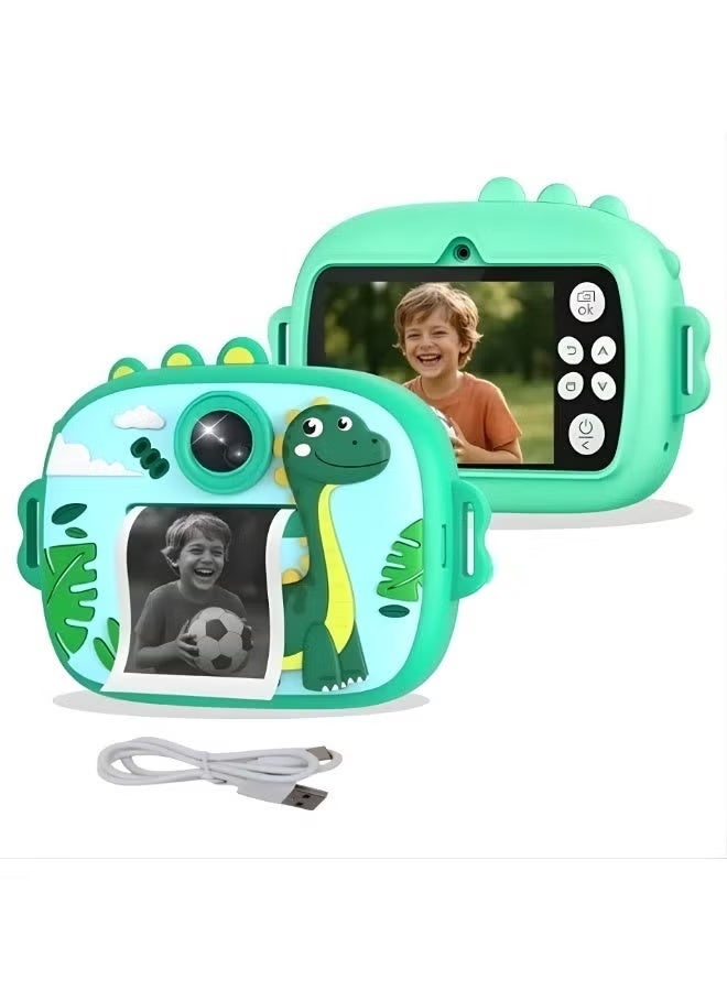 Kids Instant Print Camera, 1080P HD Digital Camera for Kids with Printable Photos, Toddler Camera Toys for Children, Birthday Gift for Girls & Boys Ages 3-14 - Image 1