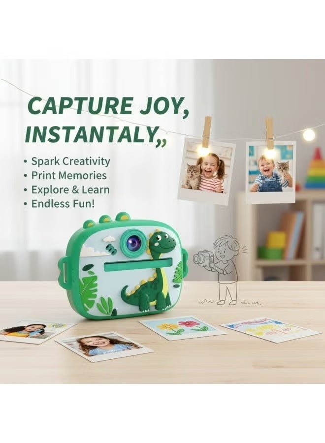 Kids Instant Print Camera, 1080P HD Digital Camera for Kids with Printable Photos, Toddler Camera Toys for Children, Birthday Gift for Girls & Boys Ages 3-14 - Image 3