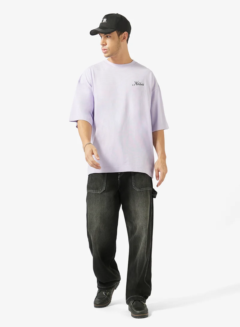NIKBEN  HALF - HALF BOXY T-SHIRT for Men | Best Price UAE