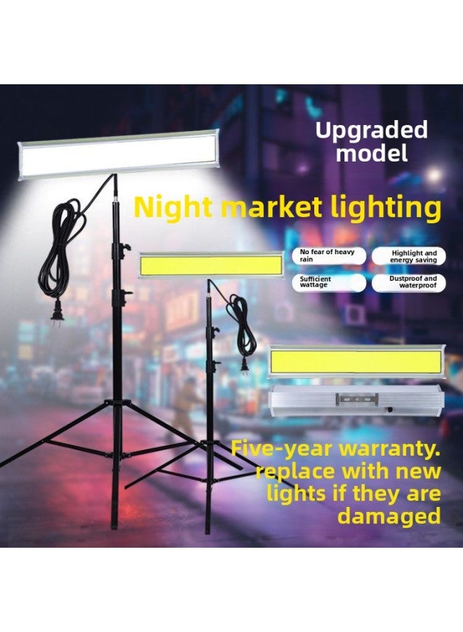 Loquat Outdoor Waterproof 12vled Stall Strip Night Market Light 48 Volt Battery Car Low Voltage DC 220v Lighting-Light Source Power:380 Watts  Without Bracket-Light Color:220v Household Power Strip Model - Image 3