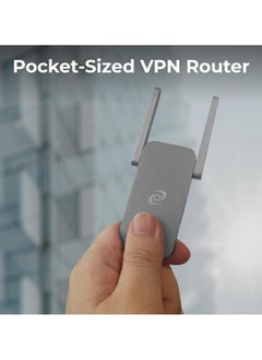 Deeper Network Deeper Connect Air - World’s Thinnest, Lightest, Smallest Travel Decentralized VPN Router with no monthly fees, built-in ad blocking, and protection for public Wi-Fi. Lightweight (0.9 oz) with dual antennas, the Wi-Fi router supports all your devices at speeds up to 300 Mbps  - Image 2